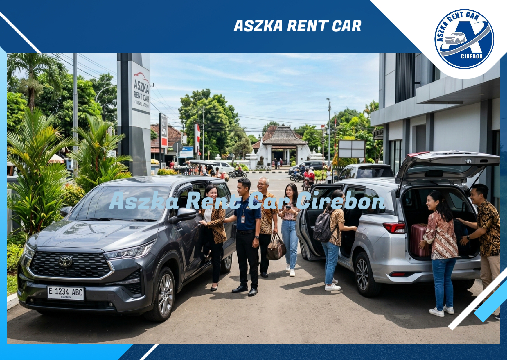 Mau sewa mobil murah Cirebon yang gak kaleng-kaleng? Hubungi Aszka Rent Car! Mobilnya bersih, wangi, AC dingin & driver ramah. Dompet aman perjalanan nyaman.
